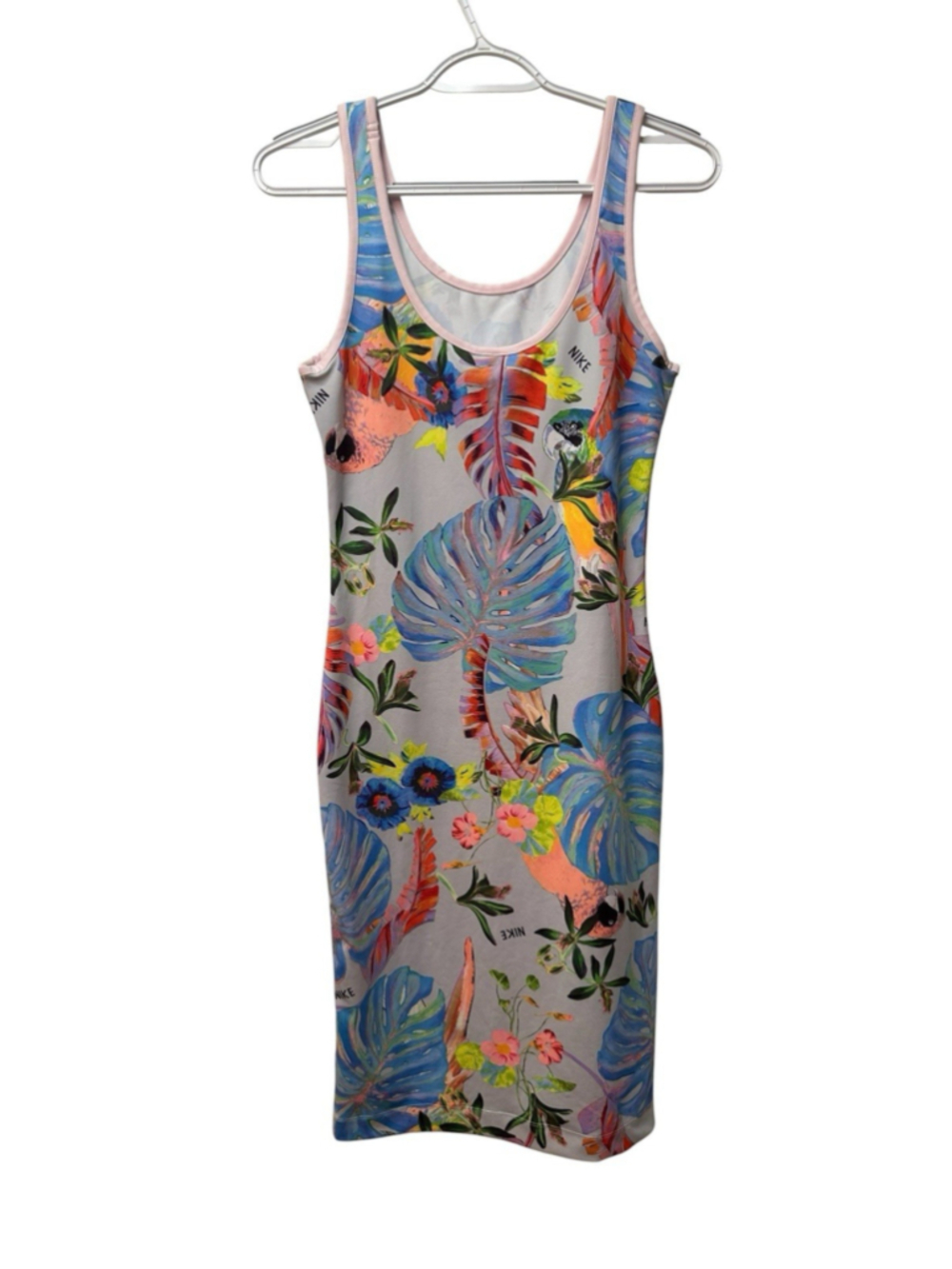 NIKE Tropical Outdoor Activewear Tank Dress Womens Small Golf, Walking, Fishing - Picture 7 of 17